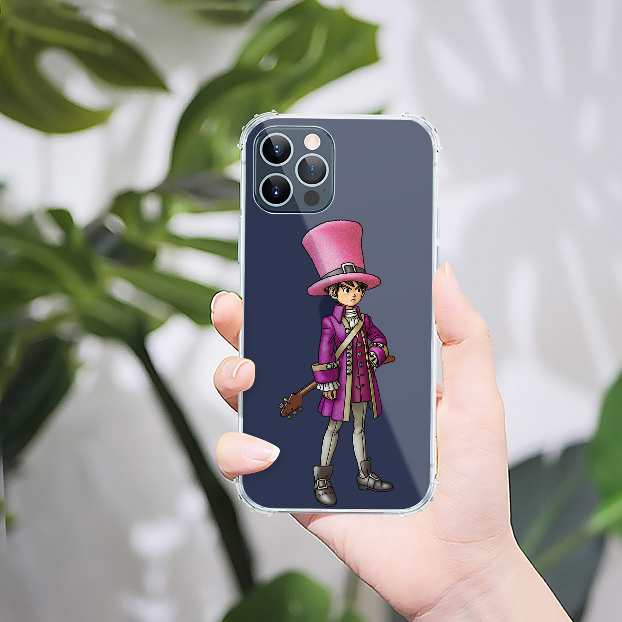 （画像用） ドラゴンクエスト Doragon Kuesuto Dragon Quest 【iPhone 12シリーズ対応】透明スマホケース（クリアソフトケース）